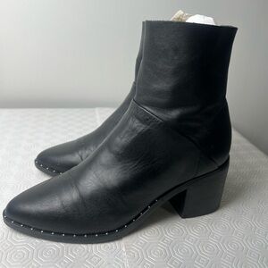 Treasure & Bond Black Heeled Boots NWOT